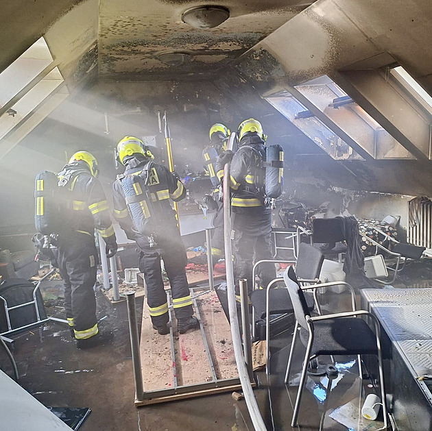 Tragický požár v bohnické léčebně, jeden pacient zemřel