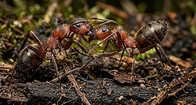 Vzpoura mravenčích poddaných. Zotročené dělnice rafinovaně likvidují své pány