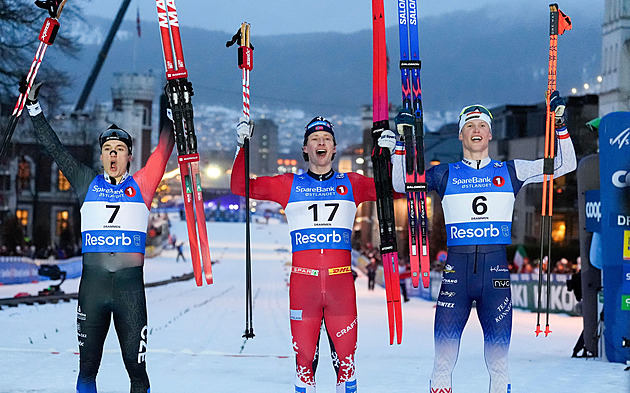 Nejlepší výsledek! Běžec na lyžích Tuž získal ve sprintu v Drammenu druhé místo