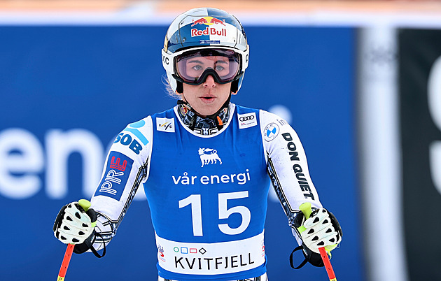 Super-G ONLINE: Chyba v závěru stojí Ledeckou stupně vítězek, je zatím šestá