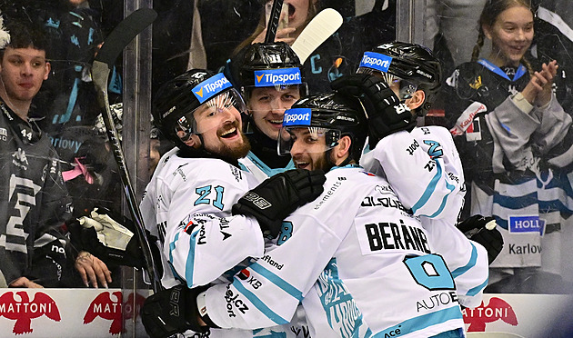 Karlovy Vary - Liberec 4:0. Rozhodne až sedmý zápas, zářil navrátilec Beránek