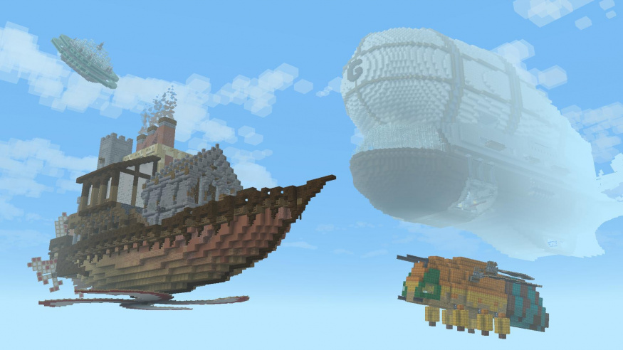 Obří vzducholodě v Minecraftu: nová modifikace je fanouškovským výtvorem roku