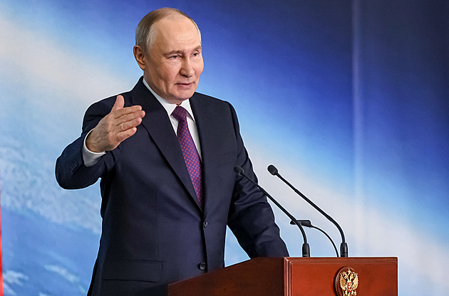 Putin ohlásil brzký konec války na Ukrajině. Odkázal na situaci na bojišti