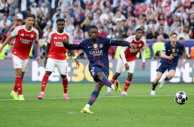 ONLINE: PSG - Arsenal 1:1, Mosquera zavinil penaltu, z té srovnává Dembélé